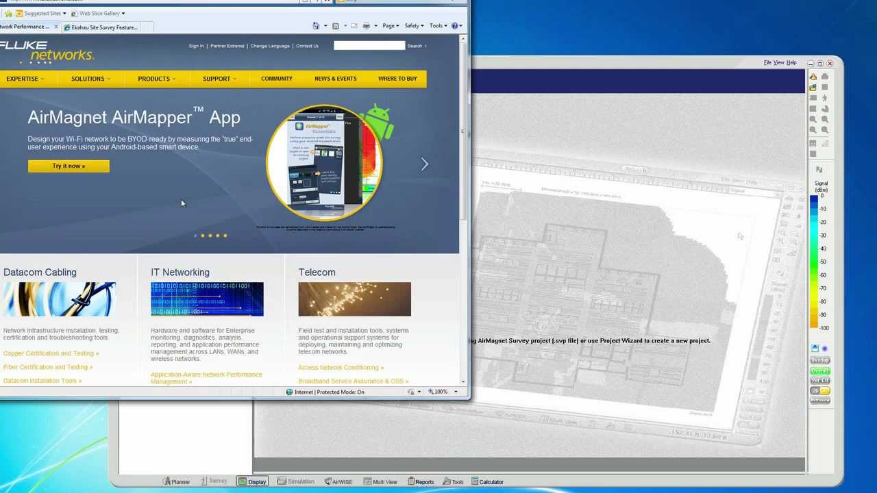 Airmagnet survey software demonstration software