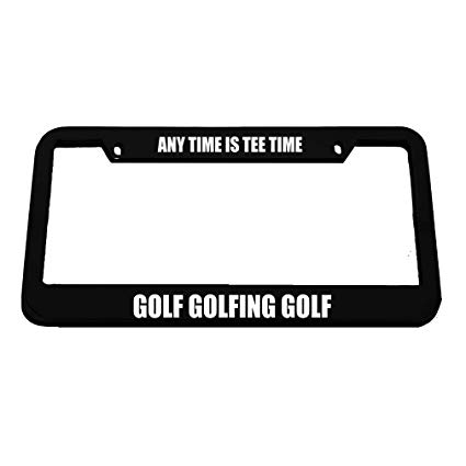 Golf license plate for cars